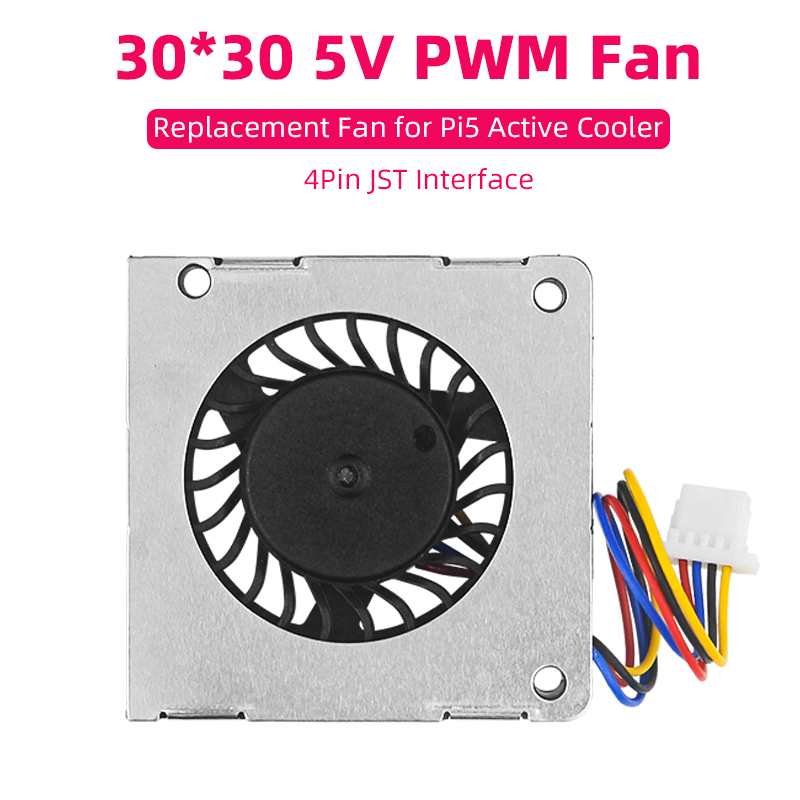 Raspberry Pi Water Cooling Kit - Wentylator Raspberry Pi 5 PWM 30
