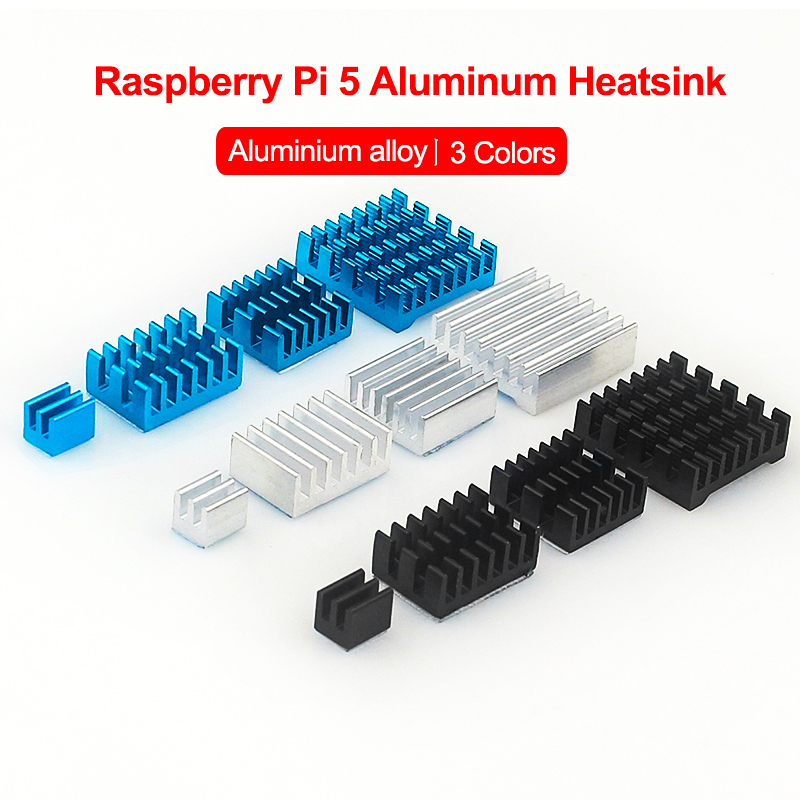 Raspberry Pi Water Cooling Kit - Aluminiowy radiator Raspberry Pi 5, pasywne